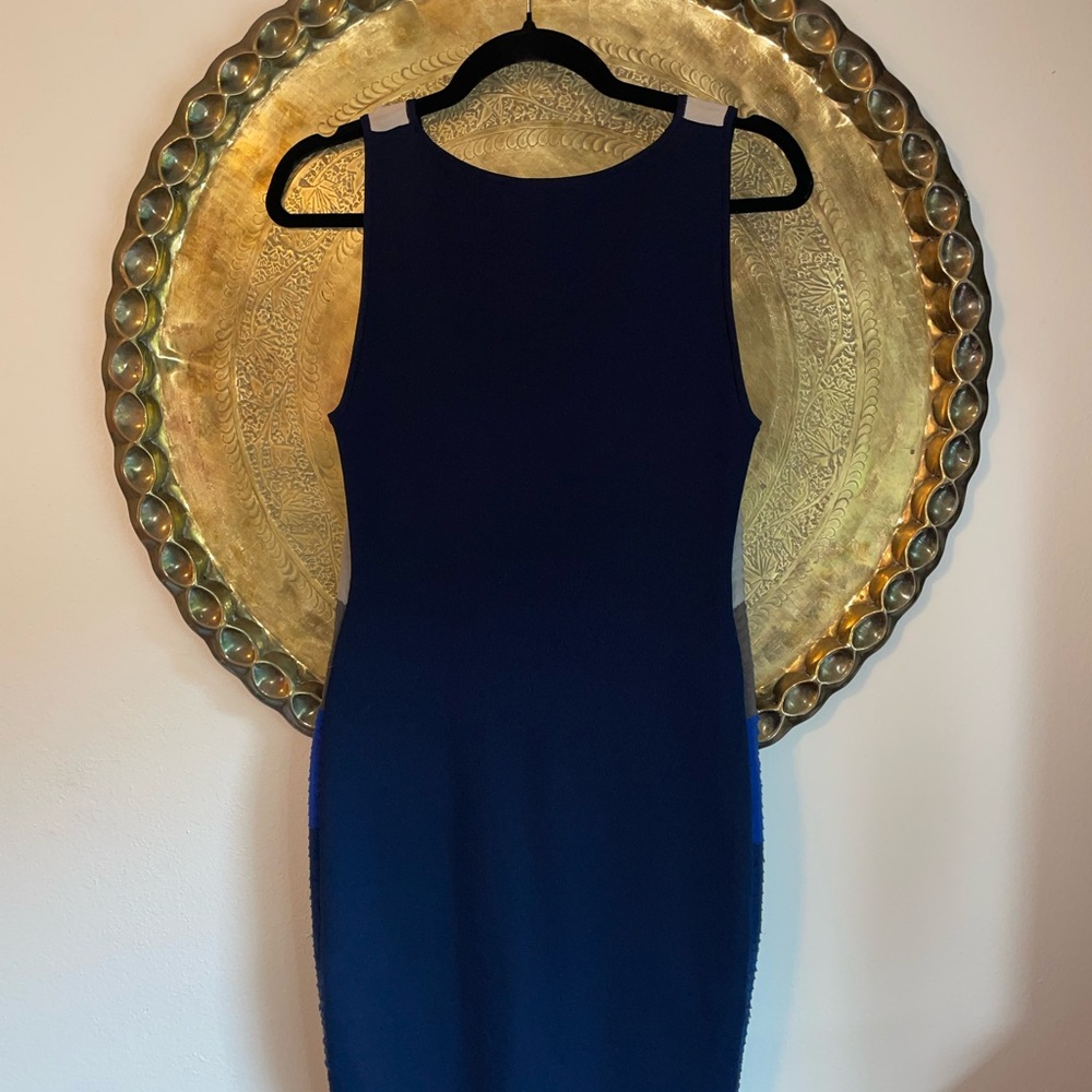 Rag & Bone Silk Layered Colorblock Bodycon Dress (Size Small) - Picture 2 of 4